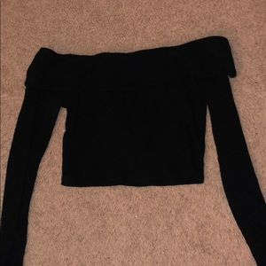 long sleeved crop top